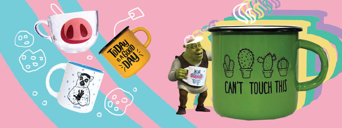 нанесення логотипу на чашки